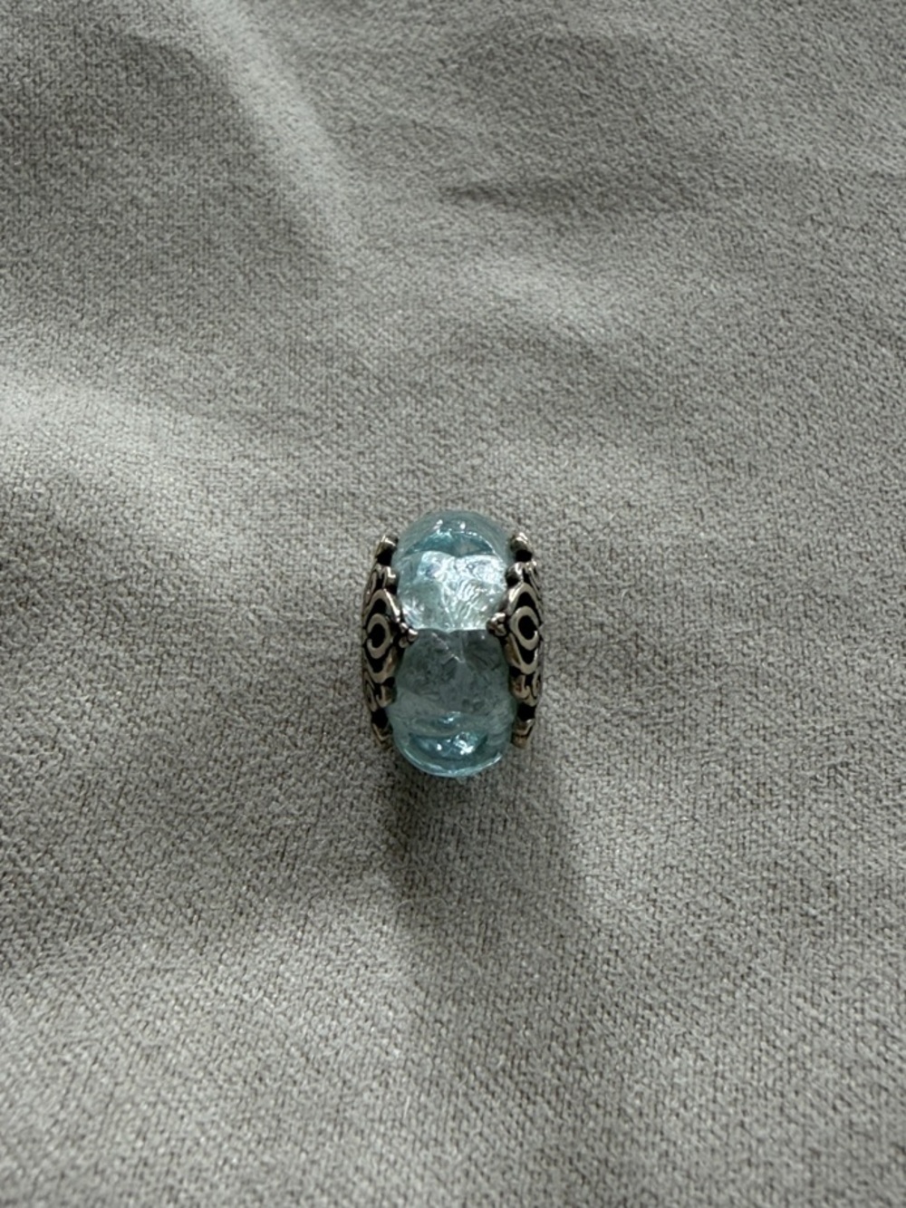 Pandora Light Blue Cinderella Carriage Murano Charm